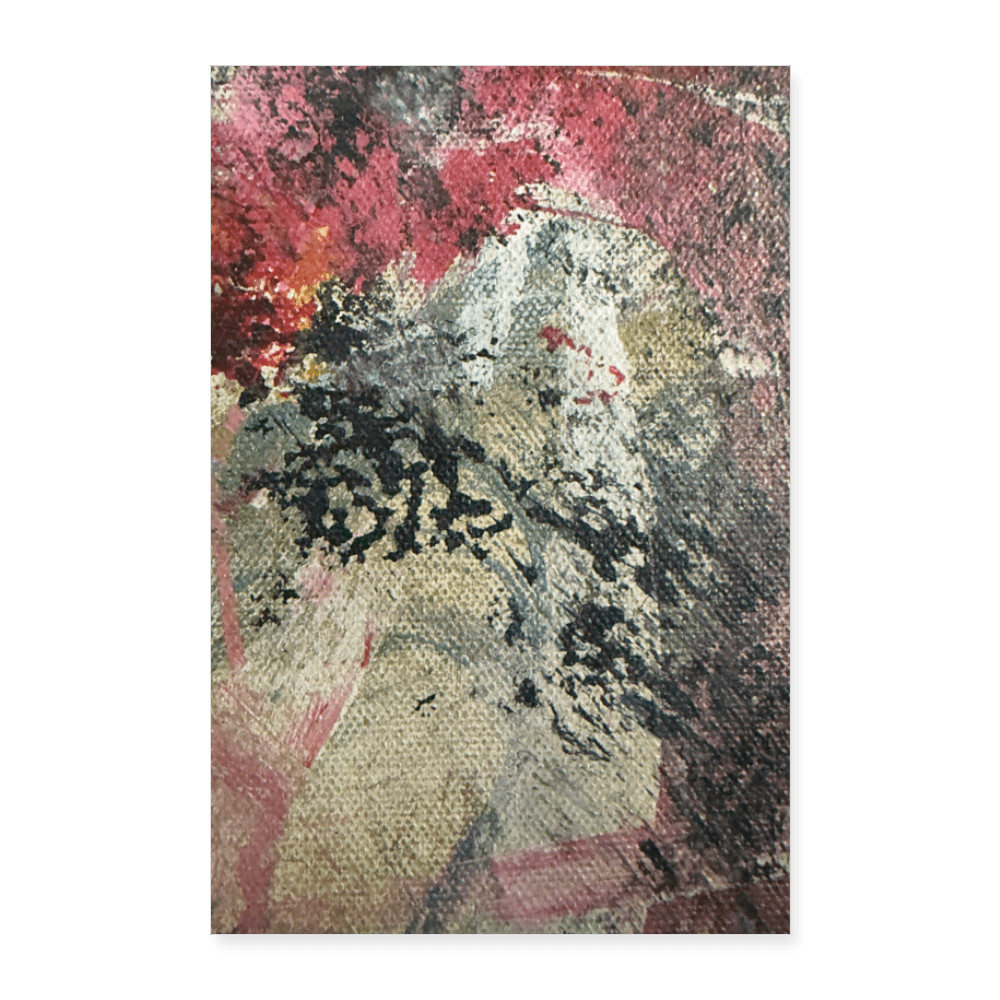 Dark Alley Poster 8x12 - white