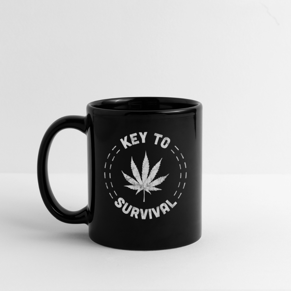 Key To Survival Full Color Mug - black
