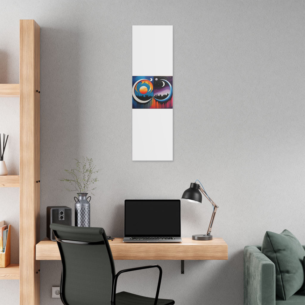 Dual Crescents Classic Stretched Canvas