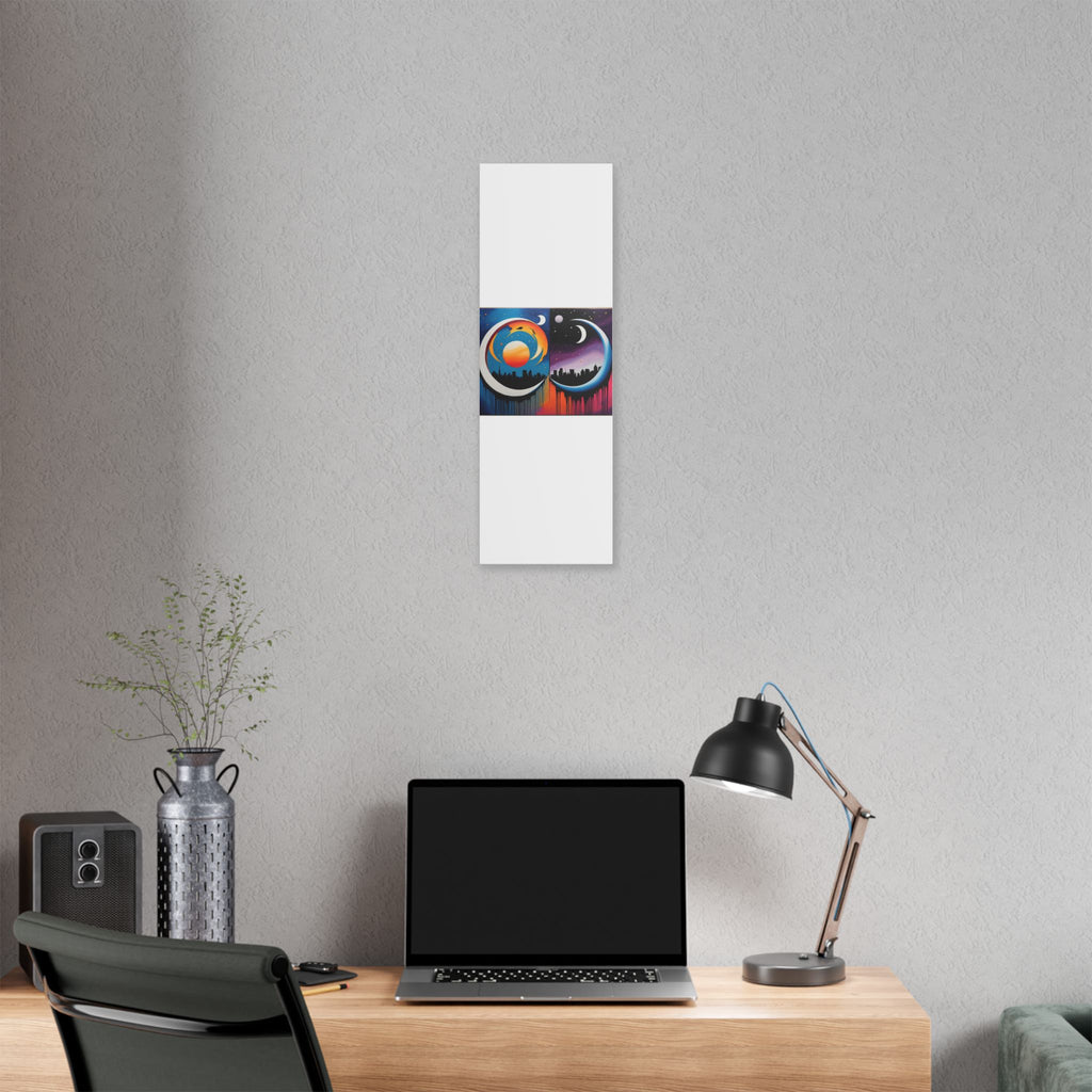 Dual Crescents Classic Stretched Canvas