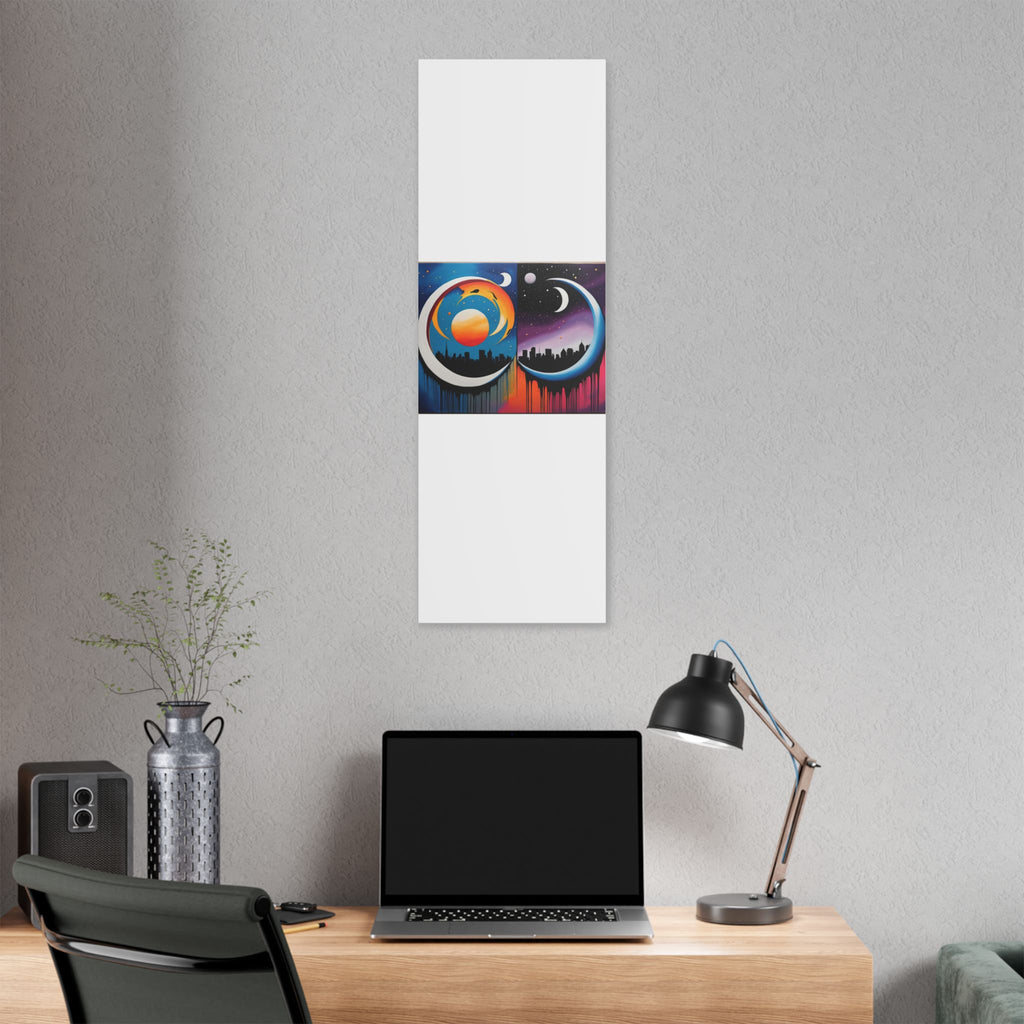 Dual Crescents Classic Stretched Canvas