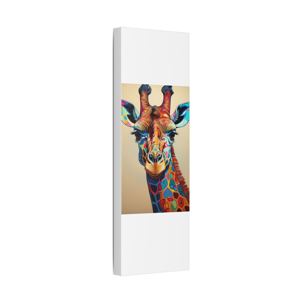 Colorful Giraffe Canvas Print — Vibrant Safari Wall Art
