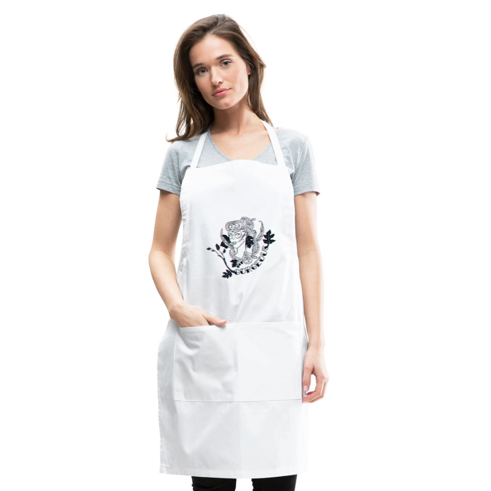 Adjustable Apron - white