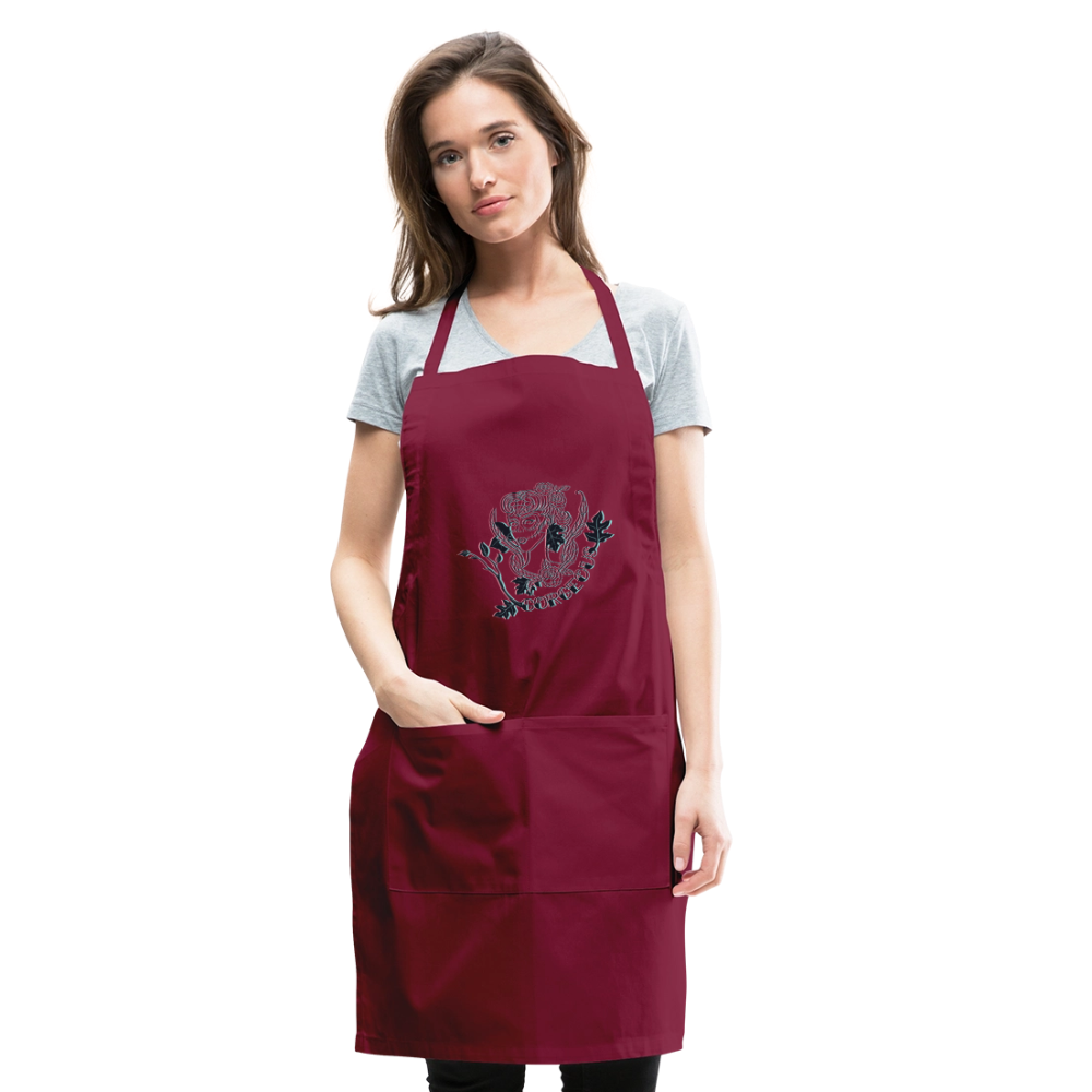 Adjustable Apron - burgundy