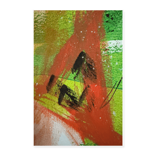 Red October Poster 8x12 - white