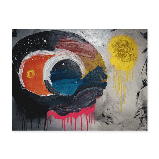 Moon Poster 24x18 - white