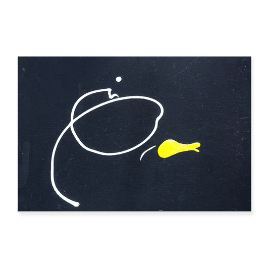 Daffy Poster 12x8 - white