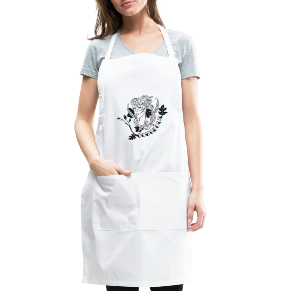 Adjustable Apron - white