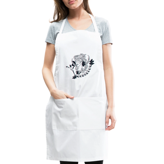 Adjustable Apron - white