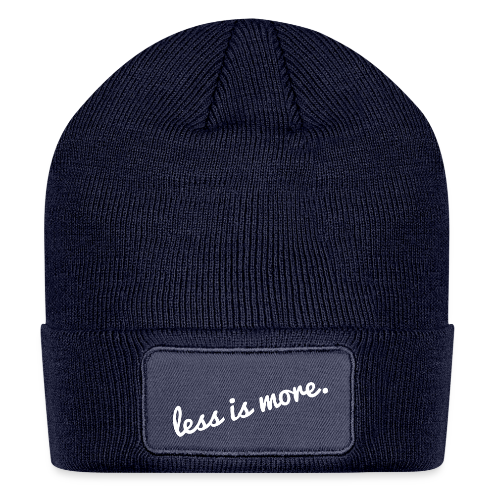 Less Is More - navy