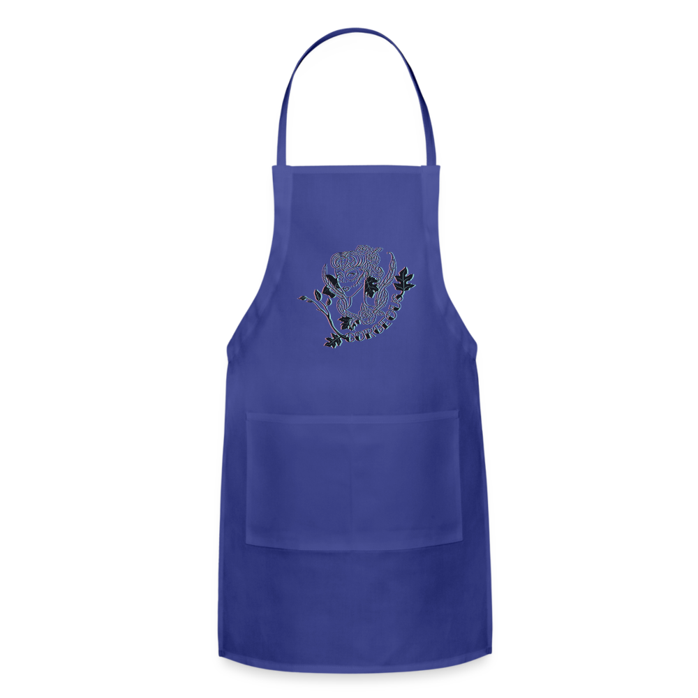 Adjustable Apron - royal blue