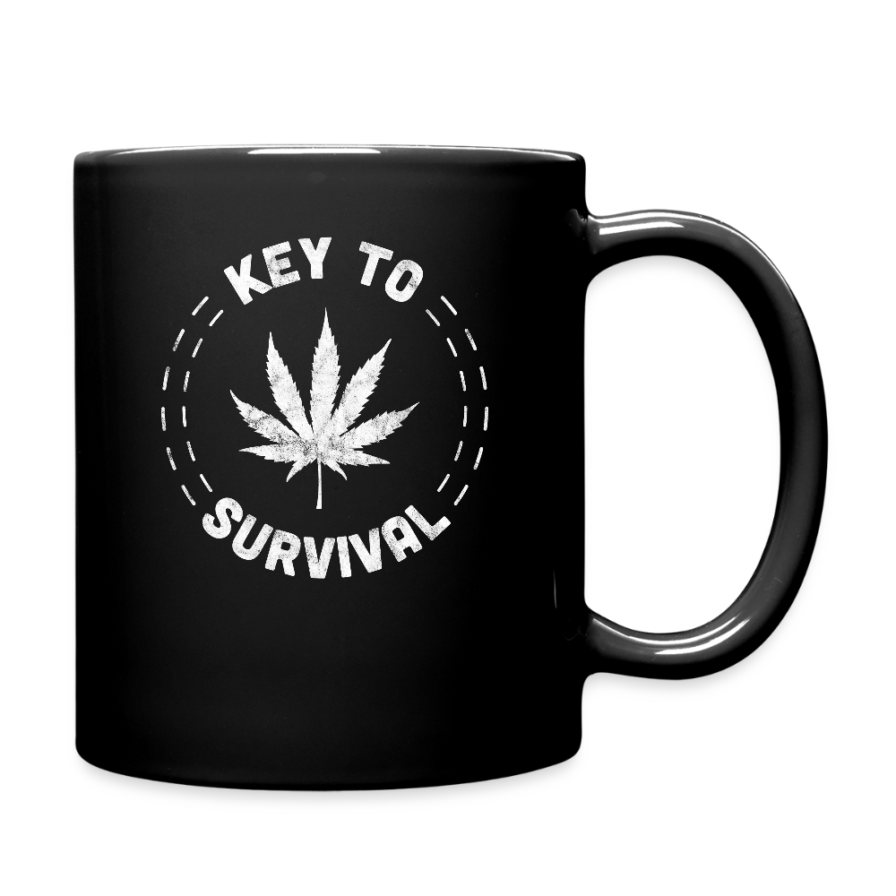 Key To Survival Full Color Mug - black