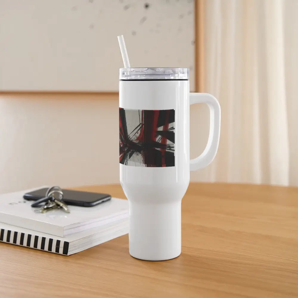 Mentality 40 oz Travel Tumbler - white