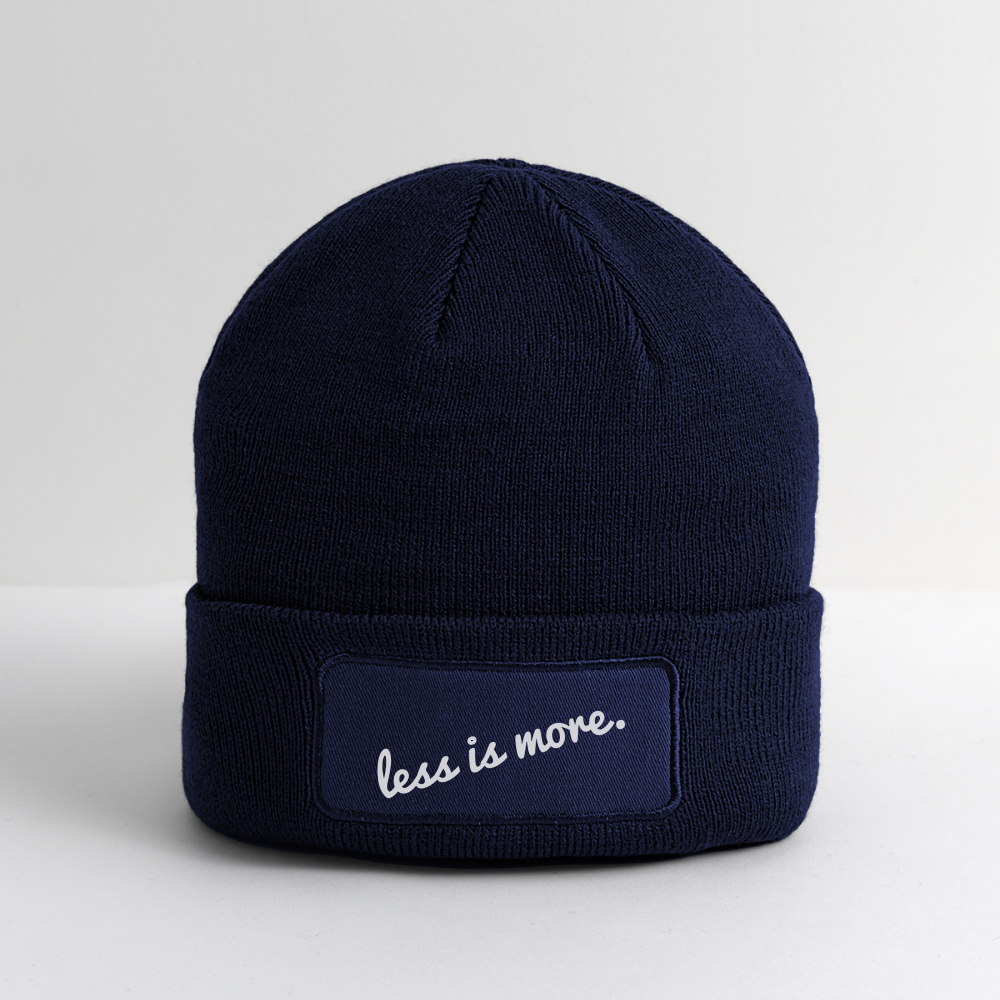 Less Is More - navy