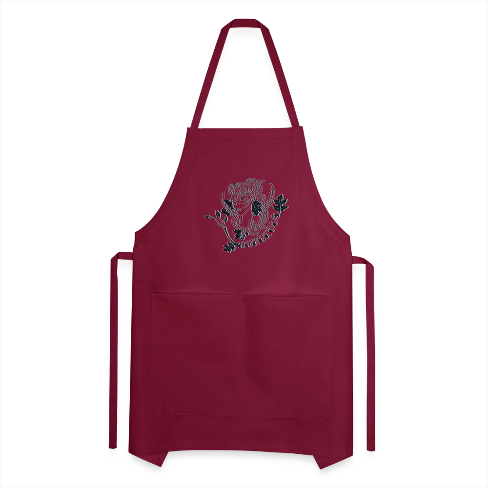 Adjustable Apron - burgundy