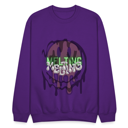 Melting Sweatshirt - purple