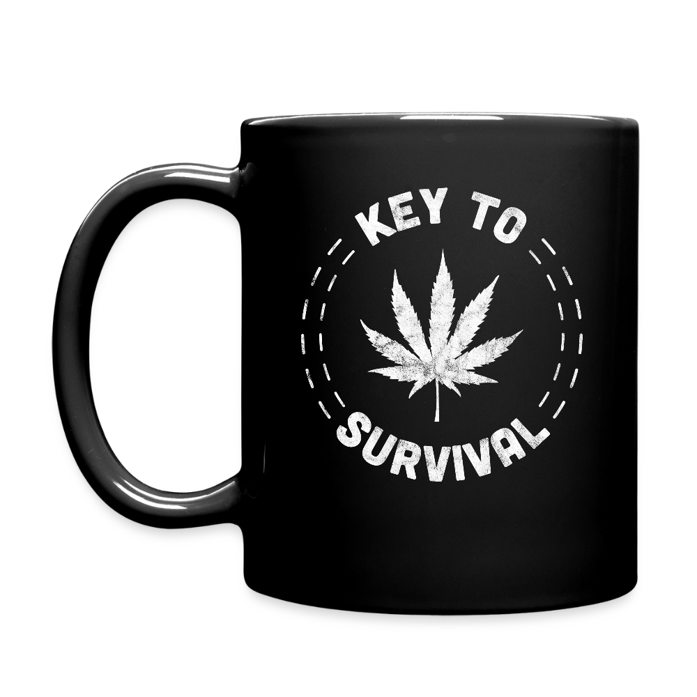 Key To Survival Full Color Mug - black