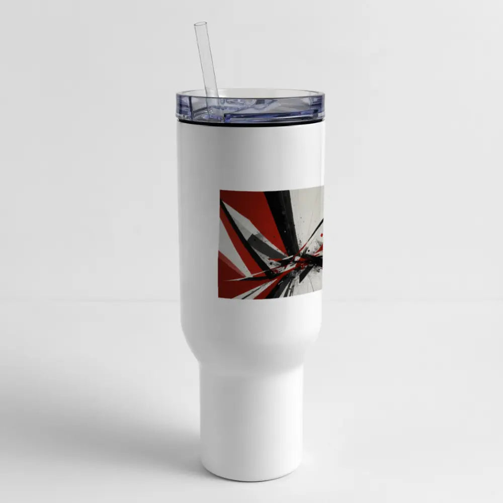 Mentality 40 oz Travel Tumbler - white