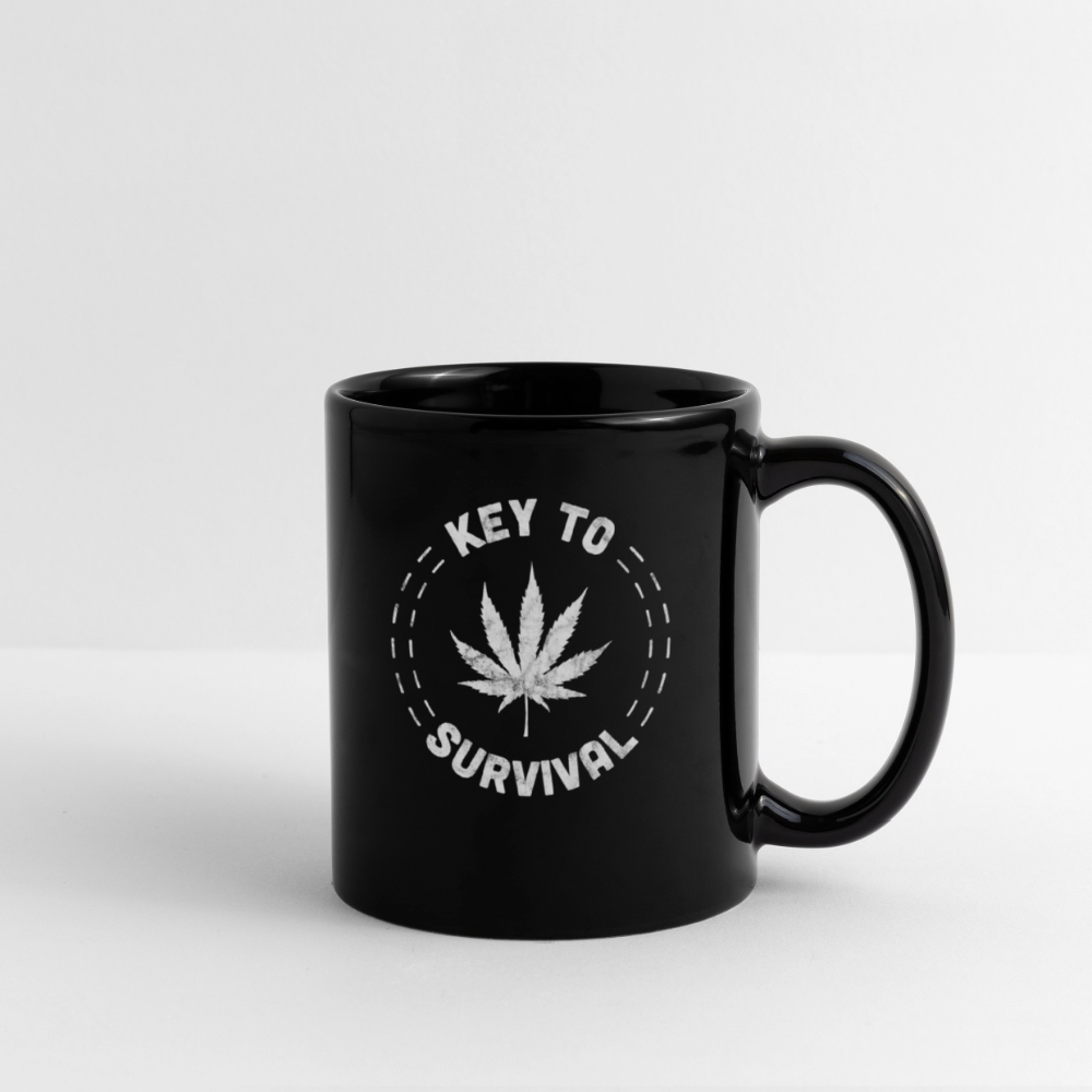 Key To Survival Full Color Mug - black
