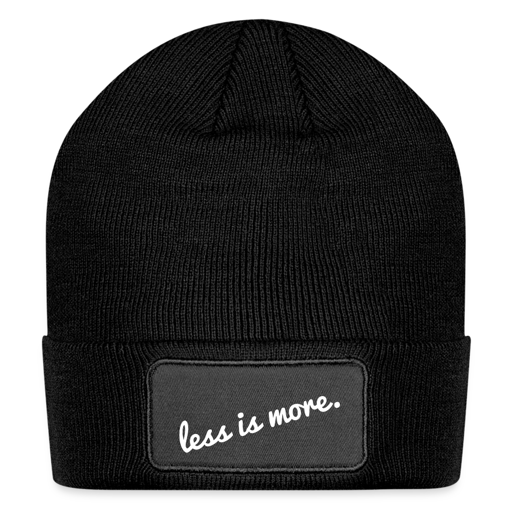 Less Is More - black