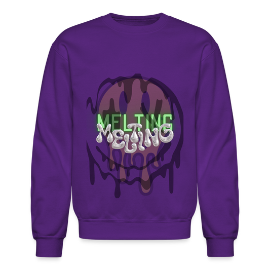 Melting Sweatshirt - purple
