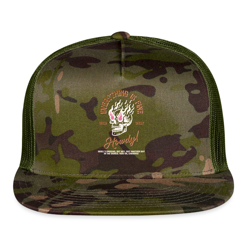 Howdy Trucker Hat - MultiCam\green