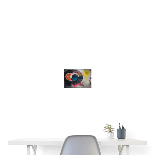 Moon Poster 24x18 - white