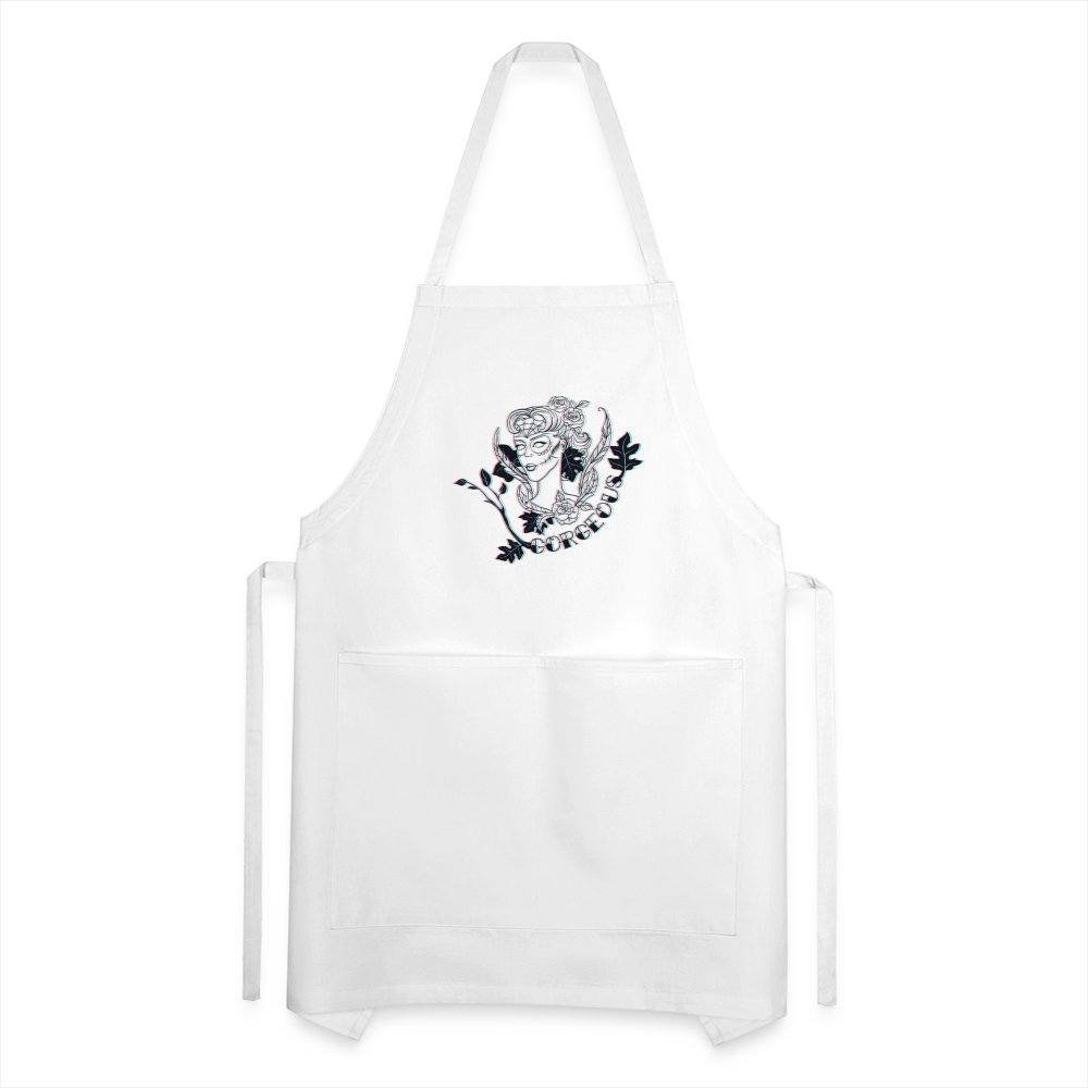 Adjustable Apron - white