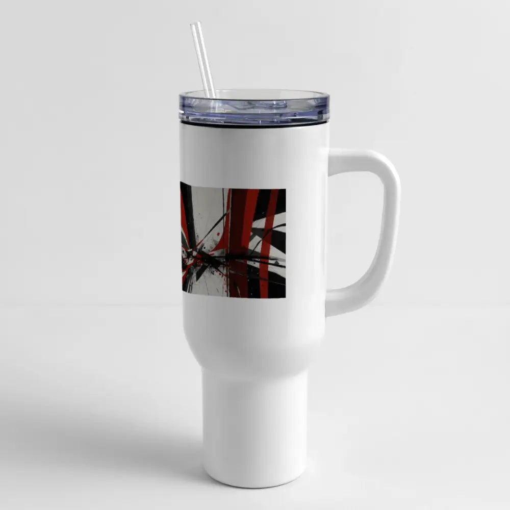Mentality 40 oz Travel Tumbler - white