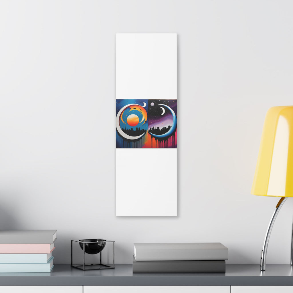 Dual Crescents Classic Stretched Canvas